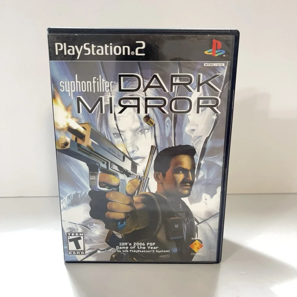 PS2 Syphon Filter Dark Mirror PlayStation 2, 2007 COMPLETE CIB With Manual